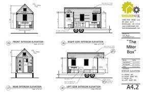 Miter Box Tiny House Plans Shelter