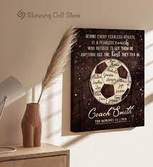 personalized soccer coach gift end of