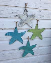 Handmade Tin Starfish Wall Hanging