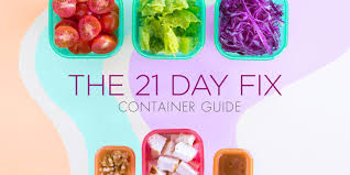 21 day fix nutrition meal plan