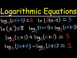 solving logarithmic equations with logs