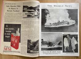 old newspaper weekly news no 5224 8