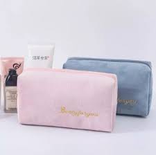china pouch travel velvet cosmetic bag