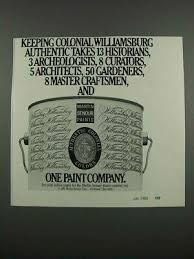 1983 Martin Senour Paints Ad Colonial