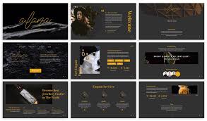 alana jewelry powerpoint template for 18
