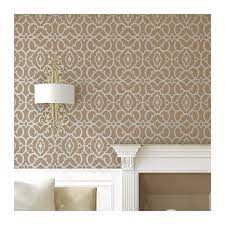 Geometric Allover Pattern Wall Stencil