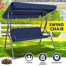3 Seater Swing Chair With Cushion And