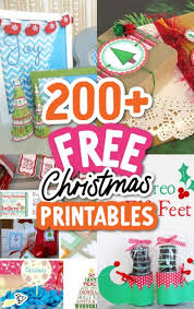 200 free christmas printables