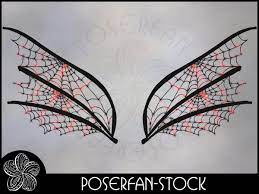 spiderweb wings by poserfan stock on