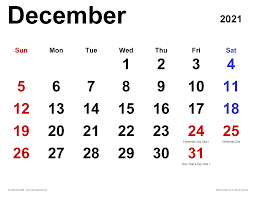 Please select your options to create a calendar. December 2021 Calendar Templates For Word Excel And Pdf