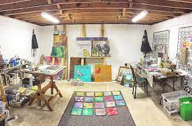 Creating An Art Studio Basement Art