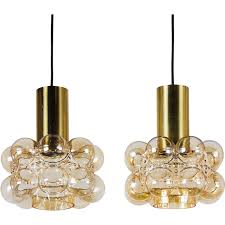 Vintage Bubble Glass Ceiling Lights By