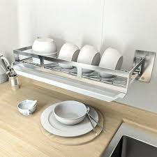 Wall Mounted Dish Rack Stainless Steel