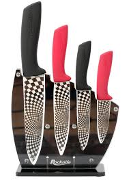 Contents the best kitchen knife set 1 j.a. Red And Black Ceramic Knife Set Rocknife