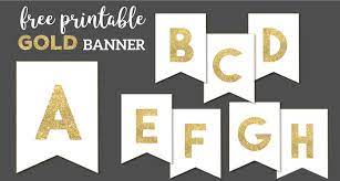 Our website gives gorgeous printable data files you could individualize and produce on your inkjet or laserlight inkjet printer. Gold Free Printable Banner Letters Paper Trail Design