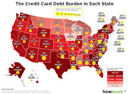 Credit cards are excellent ways to purchase items given the buyer's protection, interest free loan, and points it generates. How Long It Would Take To Pay Off The Average Credit Card Debt On The Median Income In Each U S State By Vivid Maps Medium