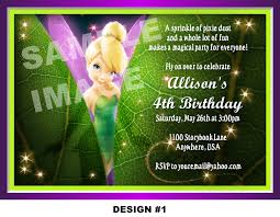 Tinkerbell Birthday Invitation Wording Tinkerbell Birthday