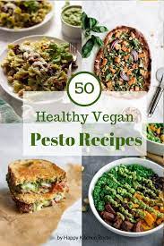 50 healthy vegan recipes with pesto