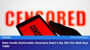 Biden Unveils Disinformation Governance ...