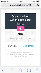 select your desired gift card e g 10 itunes cards and get card