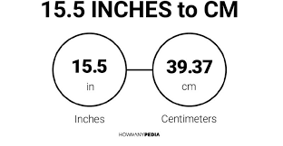 You have to multiply this particular quantity in inches with the conversion factorial 2.54. 15 5 Inches To Cm Howmanypedia Com