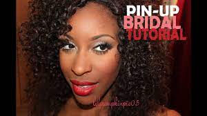 pin up bridal makeup you
