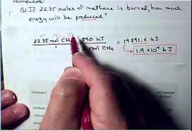 Combustion Energy Calculations