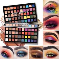 50 colors eyeshadow palette shimmer