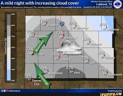mild night with increasing cloud cover