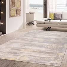 abstract silk and wool area rug