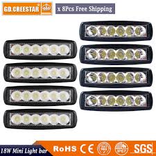 Us 99 79 18watts 6inch Flood Spot Led Work Light Mini Bar Driving Fog Lamp Offroad Suv 4wd Car Boat For Motorcycle Tractor Auto X8pcs In Light