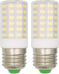 Amazon Com E26 7w Led Light Bulbs Home Lighting 100 Watt Equivalent Daylight White 6500k Eye Protect 85 Cri 950 Lumens 100 265 V Edison Candelabra E26 E27 Medium Screw Base Non Dimmable 2 Pack Home Improvement