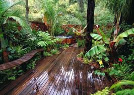 Tropical Backyard Tropical Garden