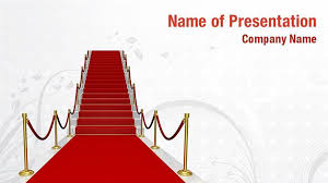 Red Carpet Staircase Powerpoint Templates Red Carpet Staircase