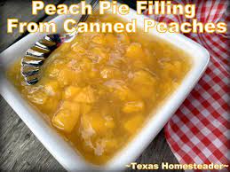 peach pie filling from canned peaches
