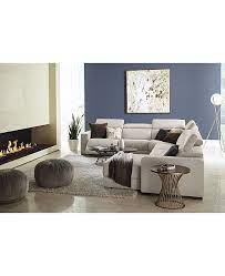 pc fabric sectional sofa with chaise