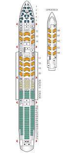 Seat Plan For The Britishairways B747 400 High J British