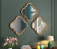 fleur decor set of 3 mirror with
