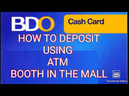 bdo cashcard atm cash deposit
