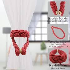 cotton cord curtain tie back