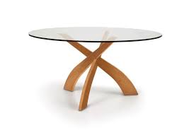 Entwine 60 Round Glass Top Table