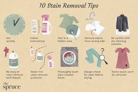 stain removal guide for clothes