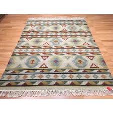 intricate indian vine kilim rug