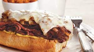 roast beef sandwiches with caramelized