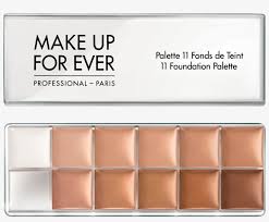 palette contouring makeup forever