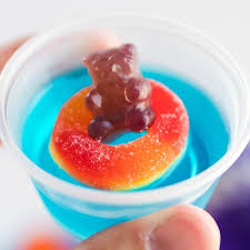 summer pool party jello shots with