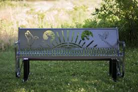 personalized 6ft glider bench patio