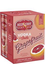 deep eddy gfruit vodka soda