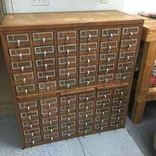 There are all kinds of card catalog drawers available, from those produced as long ago as the 18th century to those made as recently as the 20th century. Find More Antique Library Card Catalog Cabinet For Sale At Up To 90 Off