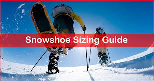 Snowshoe Sizing Guide By Weight Snowshoe Size Chart